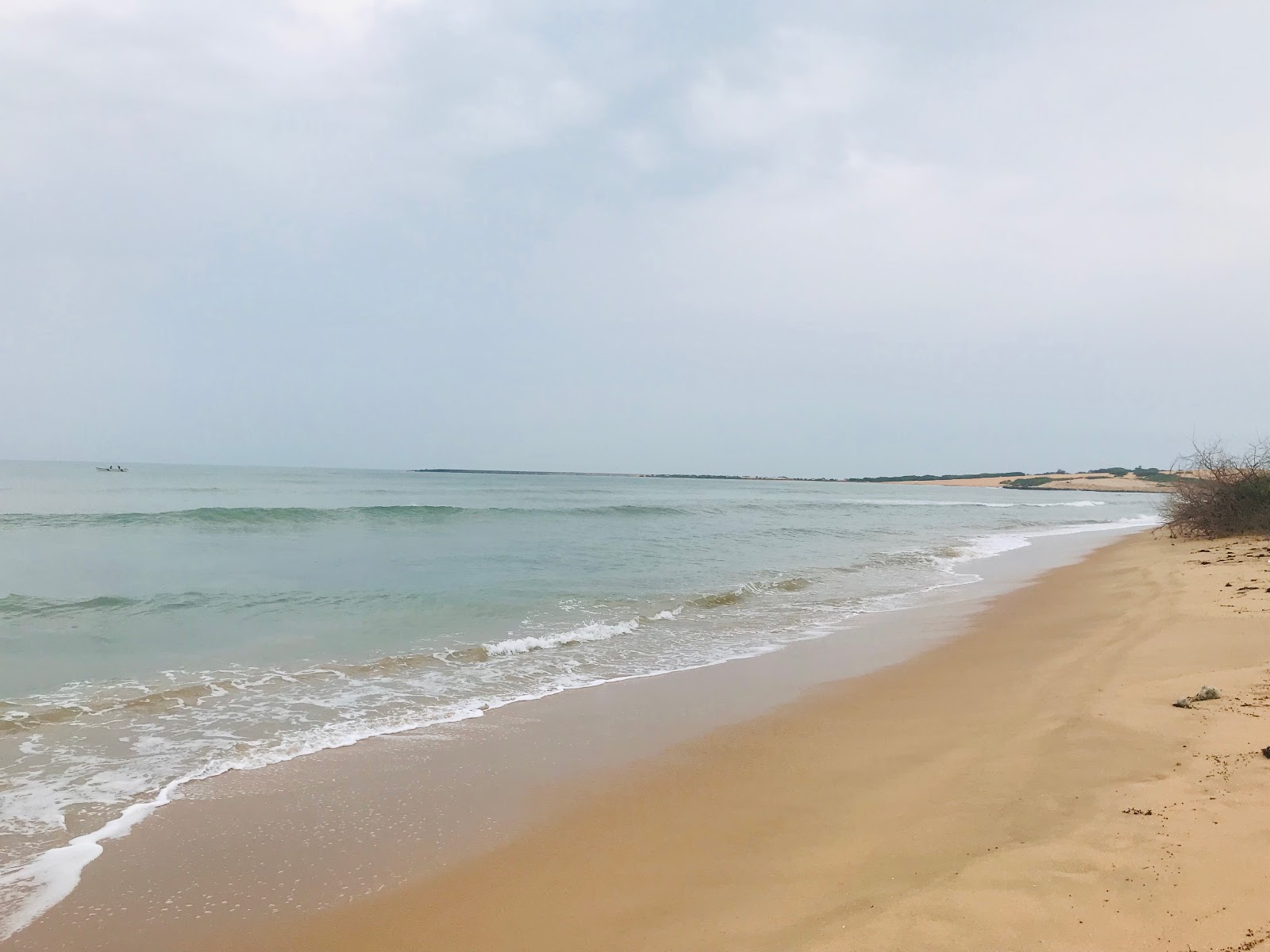 Fotografija Thoppuvilai Beach z prostorna obala