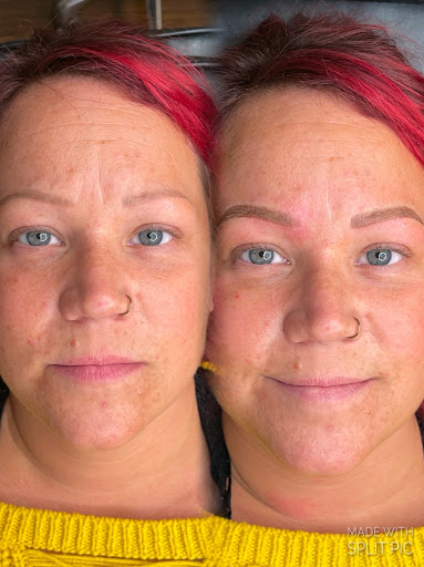 Explore shoulder tribal tattoo ideas, creative tattoo ideas in Peoria Heights, available at BeautiFULL Brows By Jen Microblading - Permanent Makeup Wild Honey Beauty Studio