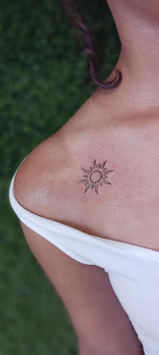 Explore trash polka tattoo ideas, creative tattoo ideas in Cocoa, available at Rorschach Tattoo Shop and Piercing Studio