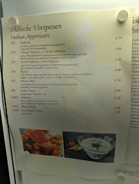 Carte du Indian Tandoori à Ingelheim am Rhein