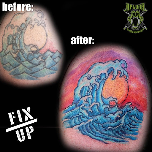 Explore one piece tattoos ideas, creative tattoo ideas in Bakersfield, available at Pretty In Ink Tattoo