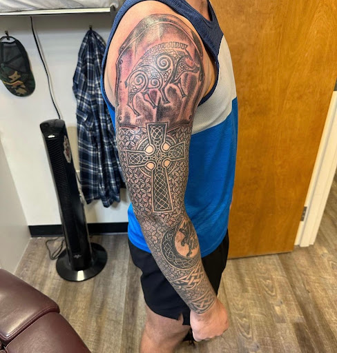 Explore hidden name tattoo ideas, creative tattoo ideas in Virginia Beach, available at Sandbridge Tattoo
