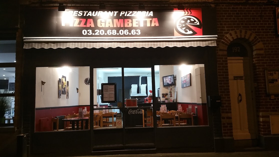 Pizza Gambetta à Tourcoing (Nord 59)