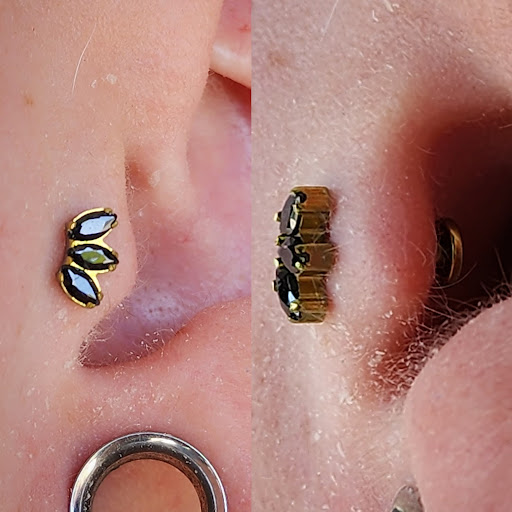 Explore mens rose tattoo ideas, creative tattoo ideas in Kokomo, available at Beatnik piercing & jewelry