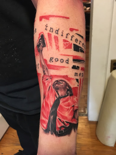 Explore victoria tattoo ideas, creative tattoo ideas in Milford, available at Golden Hammer Tattoo Studios