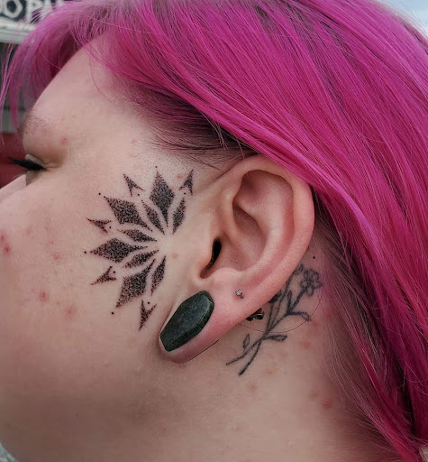 Explore cyberpunk 2077 tattoo ideas, creative tattoo ideas in Benton, available at Spectrum Tattoo