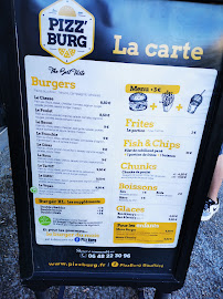 Menu / carte de Pizz' Burg à Montaigu-Vendée