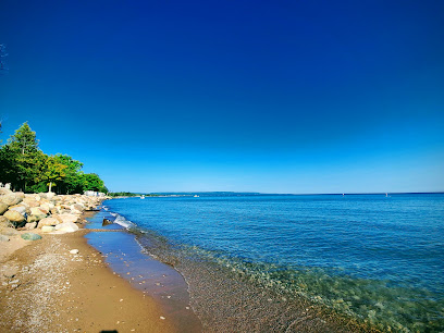 Lake shore swimming area