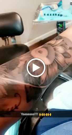 Explore blackout tattoo cover up ideas, creative tattoo ideas in Hanford, available at Moth Art & Tattoo Collective