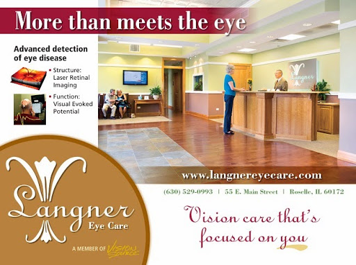 Eye Care Center «Langner Eye Care», reviews and photos, 55 Main St, Roselle, IL 60172, USA