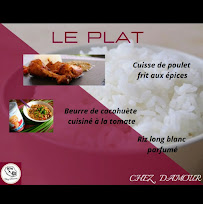 Restaurant créole Chez Damour à Fréjus - menu / carte