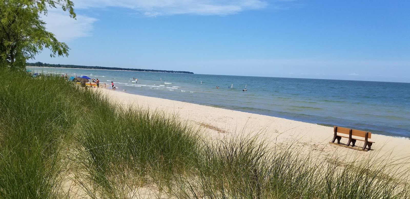 Foto von Port Crescent State Park Beach befindet sich in natürlicher umgebung