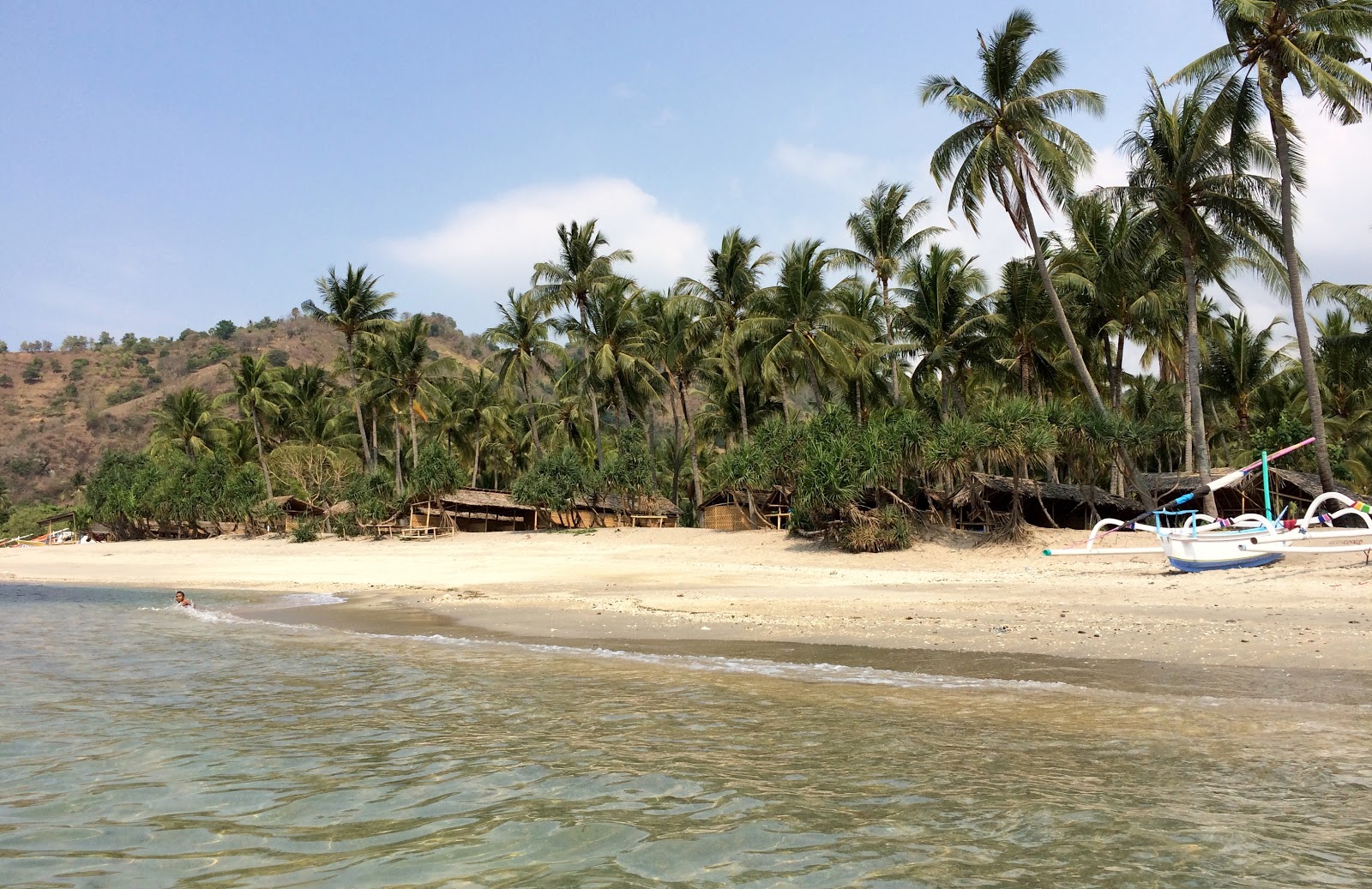 Photo de Kecinan beach zone des équipements