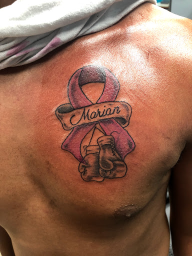 Explore aztec tattoo sleeve ideas, creative tattoo ideas in Huntsville, available at Blessed Ink