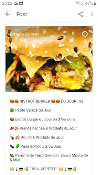 GRILL MENILMONTANT à Paris menu