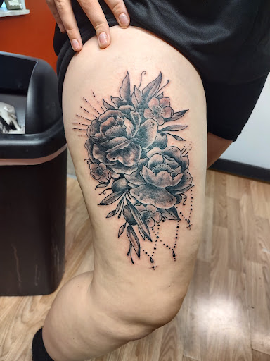 Explore ribbon tattoo ideas, creative tattoo ideas in Export, available at Patriotic pain tattoo