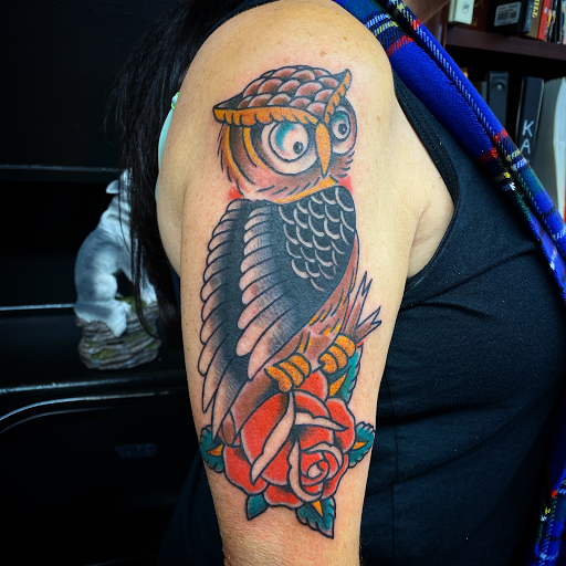 Explore male tattoo ideas for men, creative tattoo ideas in Denton, available at Black Anchor Tattoo