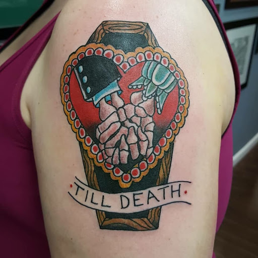 Explore earlobe tattoo ideas, creative tattoo ideas in Cincinnati, available at Tattoo Makers