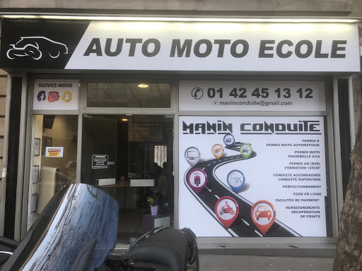 Auto-École Manin Conduite à Paris, Paris