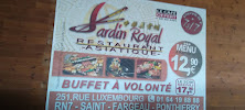 Jardin Royal à Saint-Fargeau-Ponthierry menu
