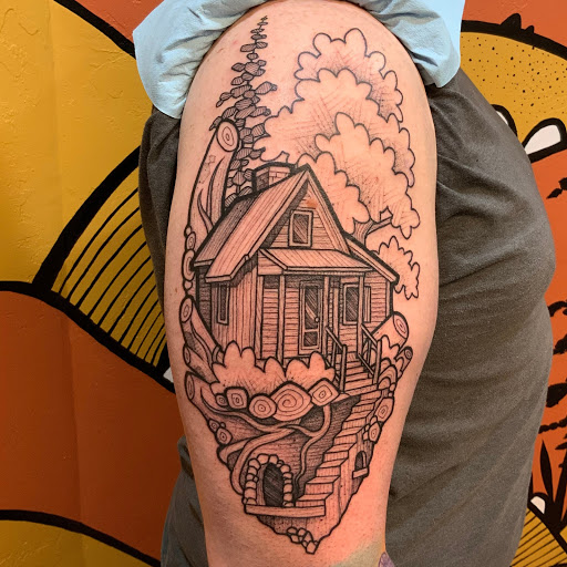 Explore female hand tattoo ideas, creative tattoo ideas in Green Bay, available at Endless Expansion Custom Tattoo LLC & Alyssa Marie Paramedical & Areola Tattoos