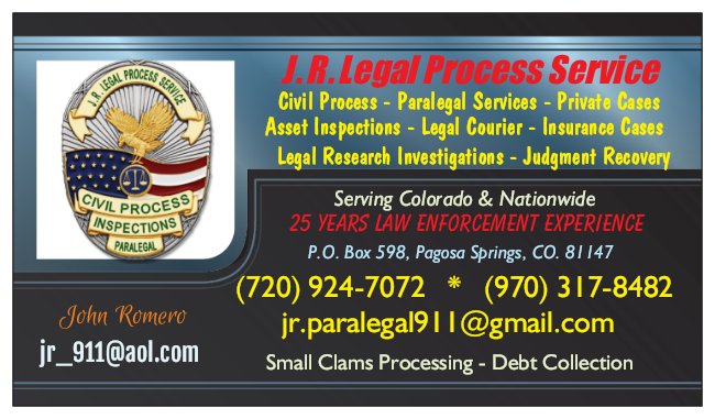 J.R. Legal Process Service 81147