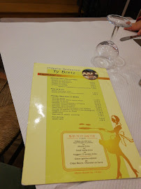 Crêperie Restaurant Ty Brizec à Carantec menu