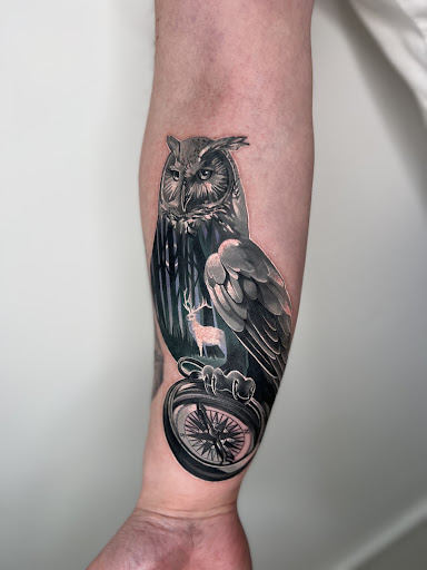 Explore child tattoo ideas, creative tattoo ideas in Red Bank, available at Atelier I Gallery