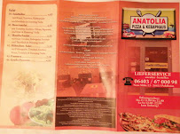Menu du Anatolia Pizza- & Kebaphaus à Pohlheim