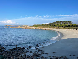 Plage de Groac'h Zu'in fotoğrafı geniş bir kıyı şeridi ile birlikte