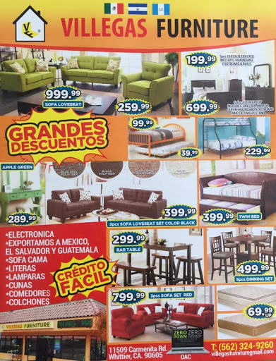 Furniture Store «VILLEGAS FURNITURE INC», reviews and photos, 11509 Carmenita Rd, Whittier, CA 90605, USA