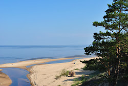 Foto de Pabazi beach com linha costeira longa e reta