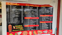 Menu du Manna Kebab à Zwönitz