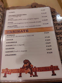 Menu / carte de Pizzeria La Pecora Nera à Pedemonte