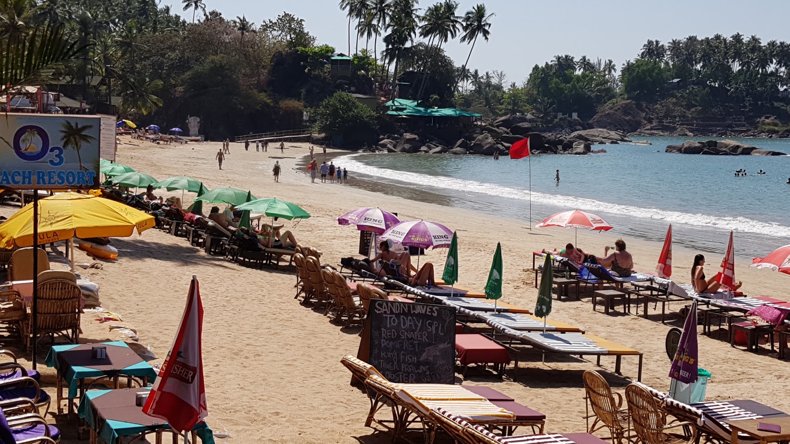 Foto di Palolem Beach - luogo popolare tra gli intenditori del relax