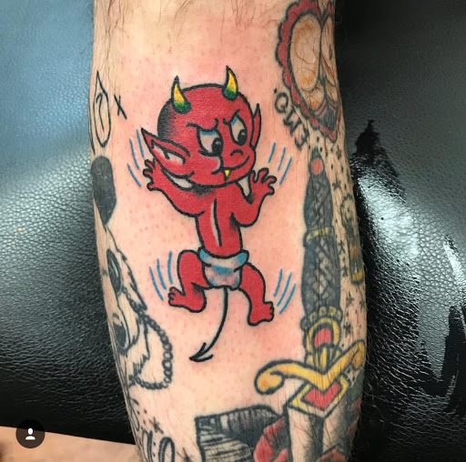 Explore upper arm men tattoo ideas, creative tattoo ideas in Concord, available at Sterling Tattoo Club