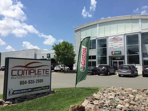 Tire Shop «Complete Automotive of Richmond», reviews and photos, 4190 Dominion Blvd, Glen Allen, VA 23060, USA