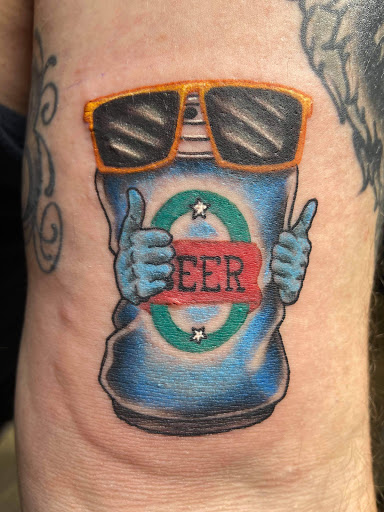 Explore graveyard tattoo ideas, creative tattoo ideas in Goose Creek, available at Red Kirin Tattoo