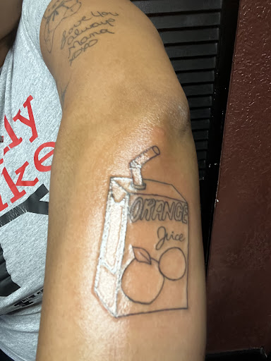 Explore wife name tattoo ideas for husband, creative tattoo ideas in Saint Petersburg, available at Foolish Pride Tattoo Co.