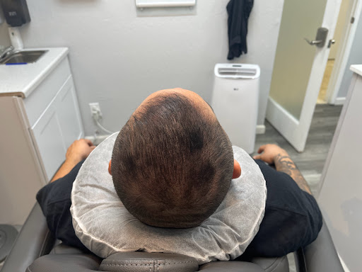 Explore tattoo of husband's name ideas, creative tattoo ideas in Roseville, available at NuHair Ink. Scalp MicroPigmentation & Aesthetic Clinic of Sacramento