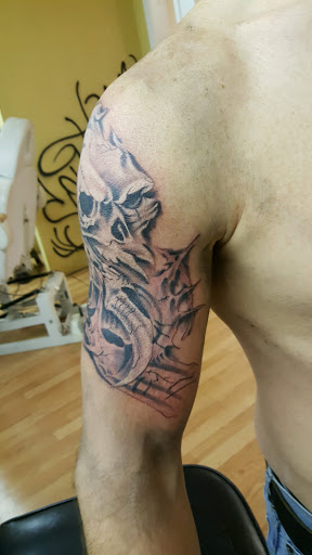 Explore goku tattoo ideas, creative tattoo ideas in Florence, available at West Coast Tattoo & Body Piercing