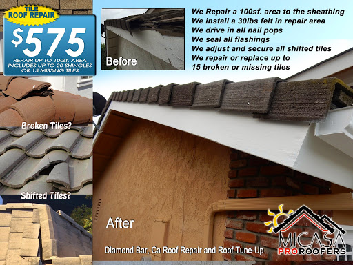 Roofing Contractor «Micasa Pro Roofers - Upland», reviews and photos, 517 N Mountain Ave, Upland, CA 91786, USA