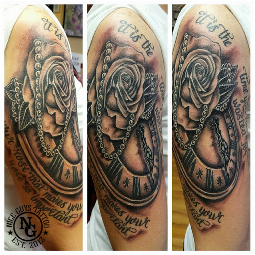 Explore clever tattoo ideas, creative tattoo ideas in Lawrenceburg, available at Nice Guys Tattoo