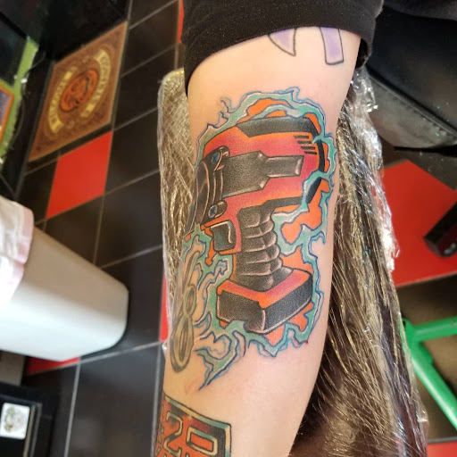 Explore crystal ball tattoo ideas, creative tattoo ideas in Milwaukee, available at Atomic Tattoos