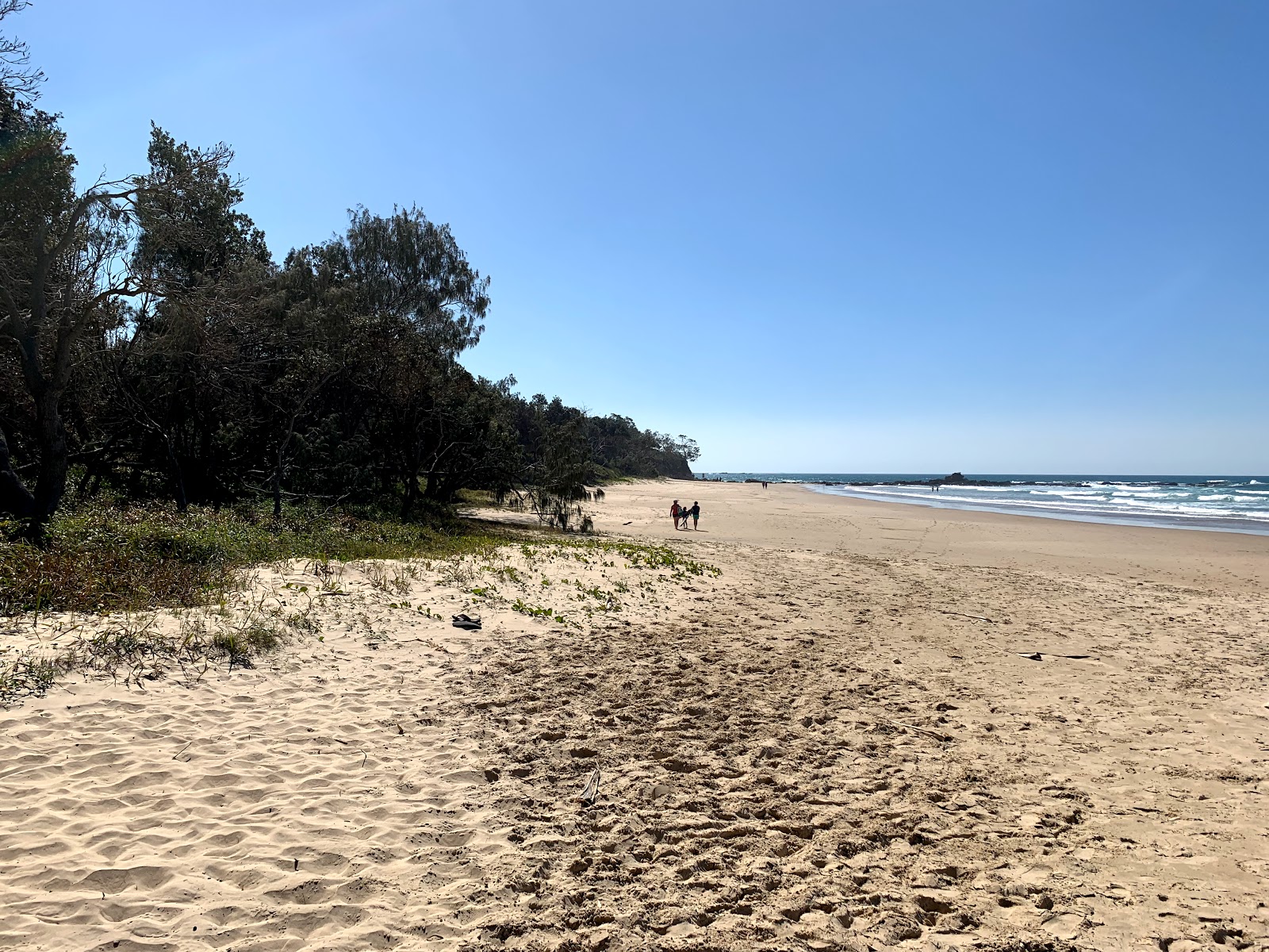 Fotografija Sandy Beach z svetel pesek površino