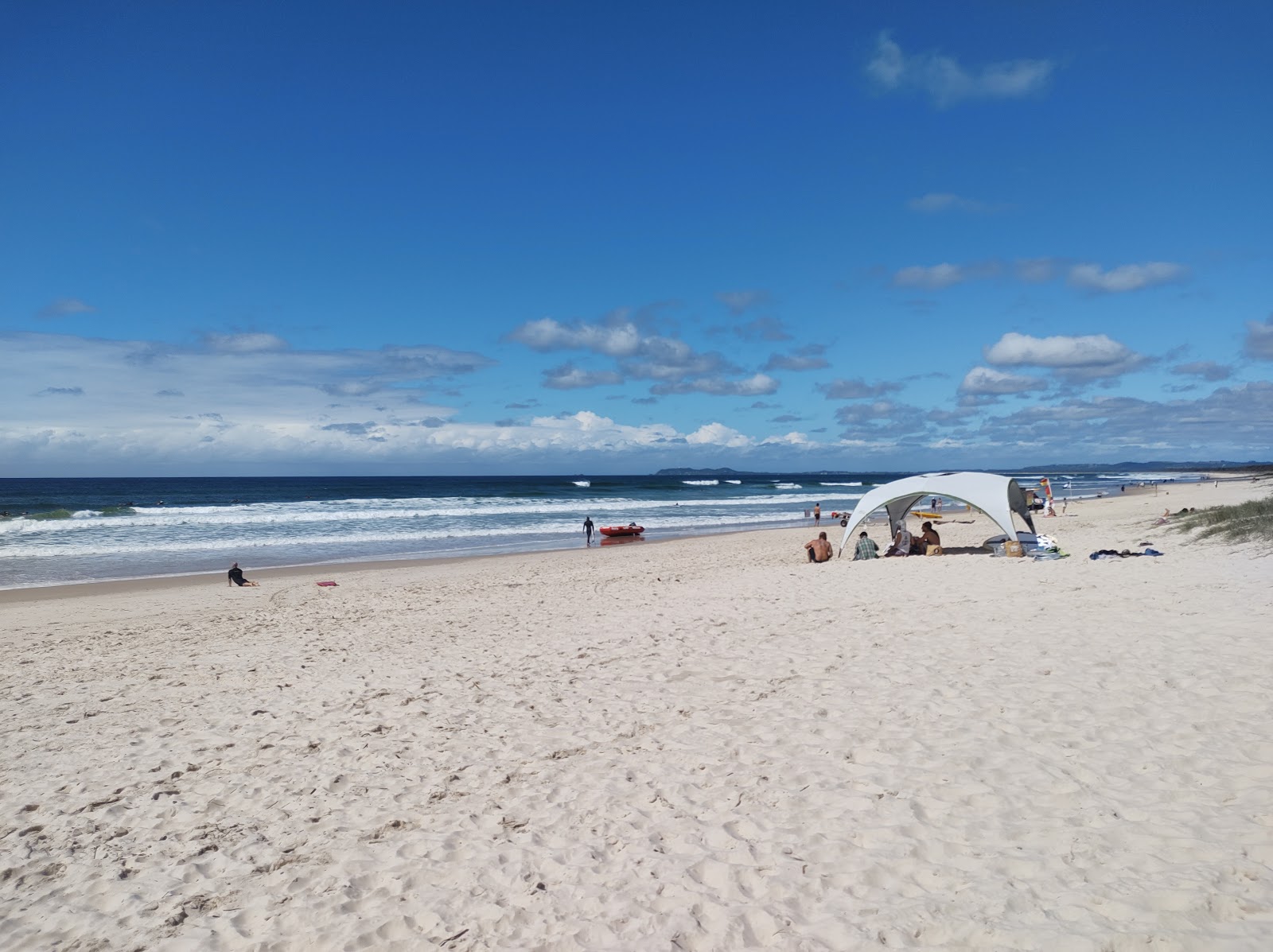 Foto van Brunswick Heads Main Beach - populaire plek onder ontspanningskenners