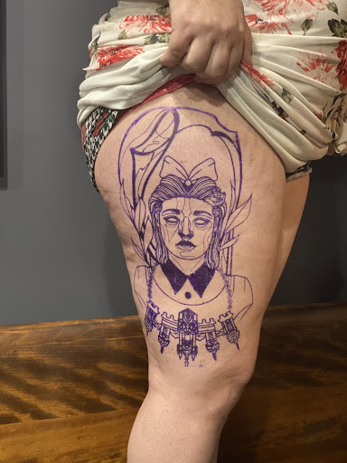 Explore mens half sleeve tattoo ideas, creative tattoo ideas in Augusta, available at Moth & Magpie Tattoo