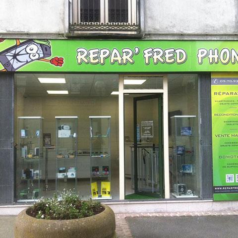 Atelier de réparation de téléphones mobiles REPAR' FRED PHONE Segré-en-Anjou Bleu