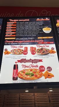 Menu / carte de Dinapoli Pizza à Chambéry