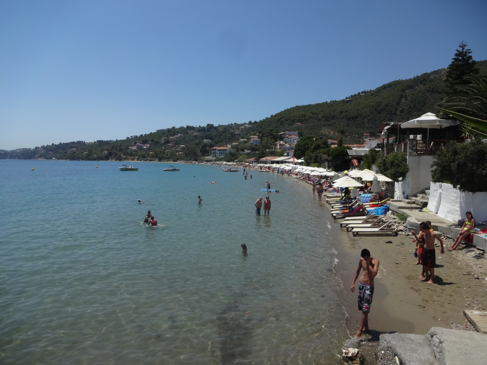 Paralia Megali Ammos'in fotoğrafı biraz temiz temizlik seviyesi ile